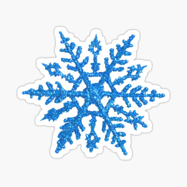 3/4 Inch Snowflake Sticker Sheet 19mm Small Stickers Snowflakes