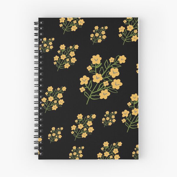Item preview, Flowers Black Pattern Design designed and sold by Farage Art.