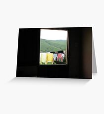 Clothesline Greeting Card