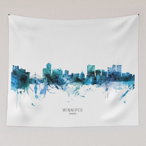 Item preview, Winnipeg Canada Skyline designed and sold by ArtPrints.