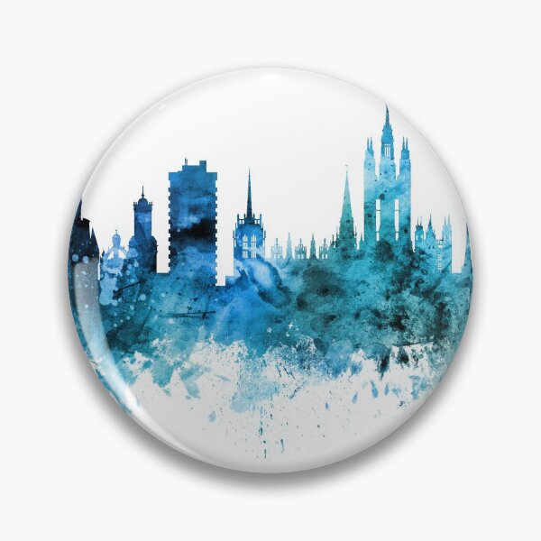Item preview, Aberdeen Scotland Skyline designed and sold by ArtPrints.