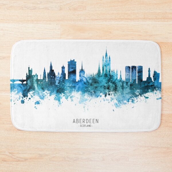 Item preview, Aberdeen Scotland Skyline designed and sold by ArtPrints.