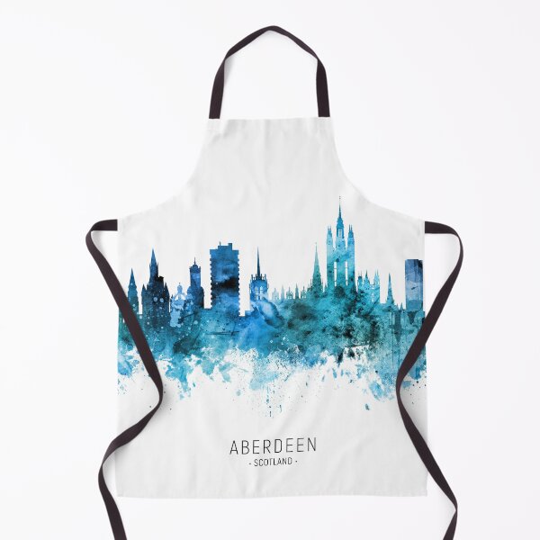 Item preview, Aberdeen Scotland Skyline designed and sold by ArtPrints.