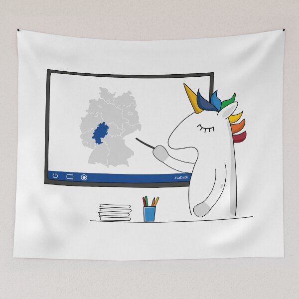 Item preview, unicorn teacher designed and sold by LaDaDi.