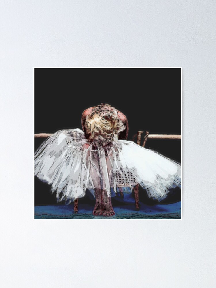 kollidere pause Fryse Marilyn Monroe Illustration | The “Ballerina” Series " Poster by Gascondi |  Redbubble