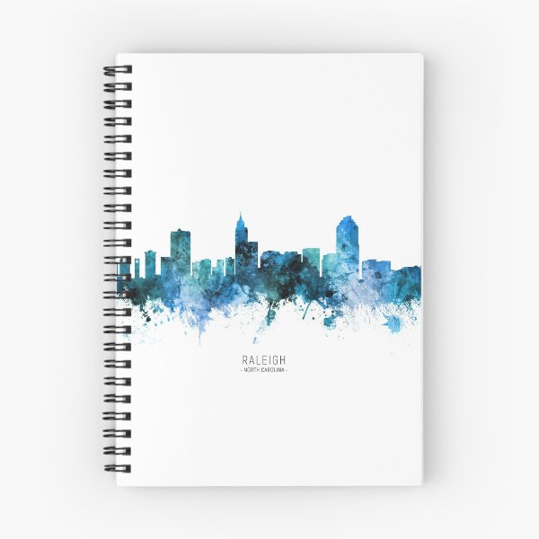 Item preview, Raleigh North Carolina Skyline designed and sold by ArtPrints.