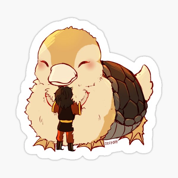 Zuko+turtleduck Sticker
