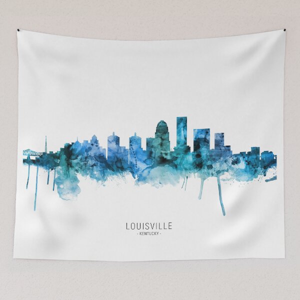 Item preview, Louisville Kentucky City Skyline designed and sold by ArtPrints.
