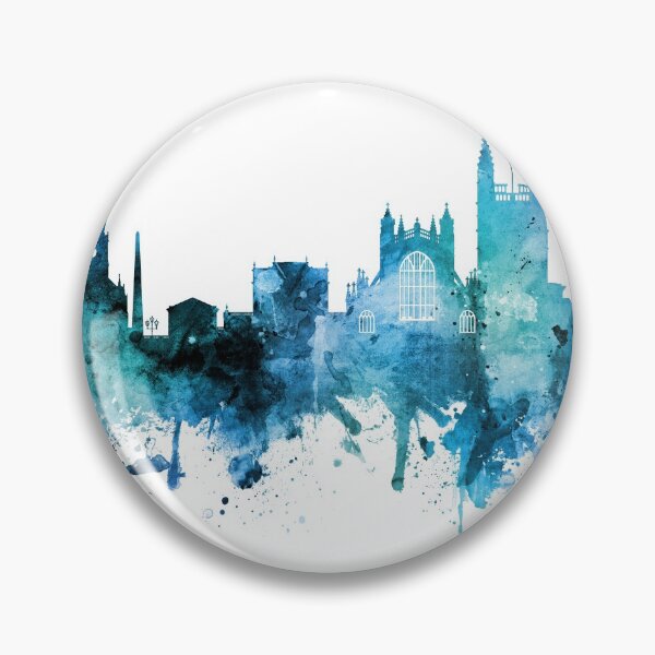 Item preview, Bath England Skyline Cityscape designed and sold by ArtPrints.