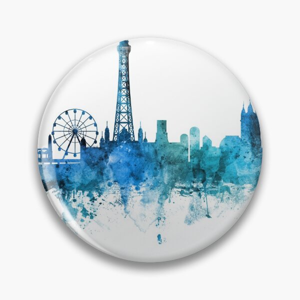Item preview, Blackpool England Skyline designed and sold by ArtPrints.