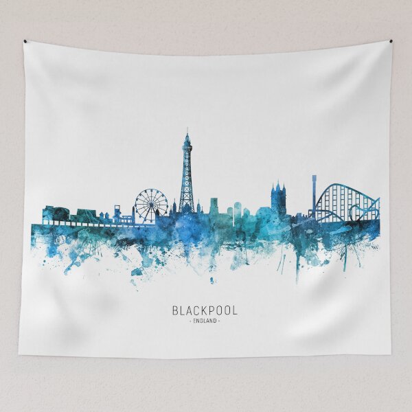 Item preview, Blackpool England Skyline designed and sold by ArtPrints.