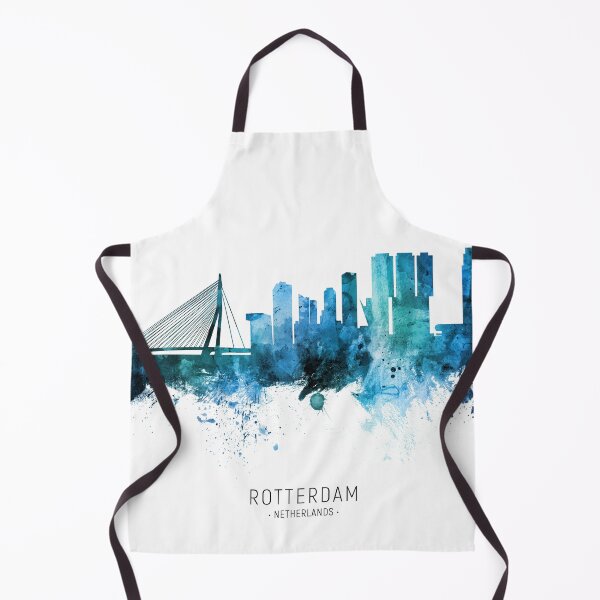 Item preview, Rotterdam The Netherlands Skyline designed and sold by ArtPrints.