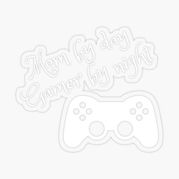 Mom Gamer Stickers Redbubble - mom daughter night routine ii roblox bloxburg youtube