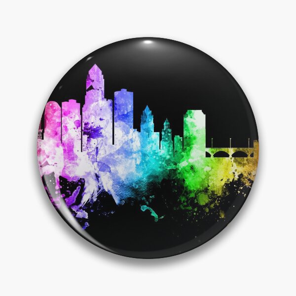 Item preview, Des Moines Iowa Skyline designed and sold by ArtPrints.
