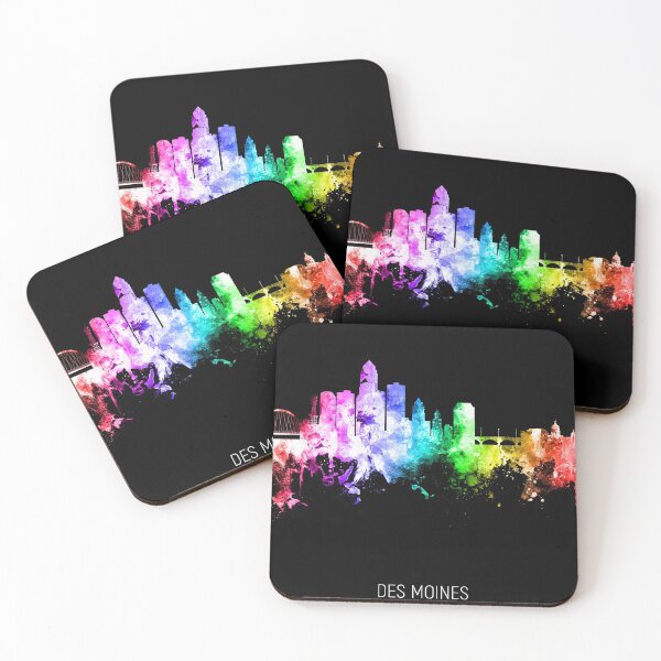 Item preview, Des Moines Iowa Skyline designed and sold by ArtPrints.