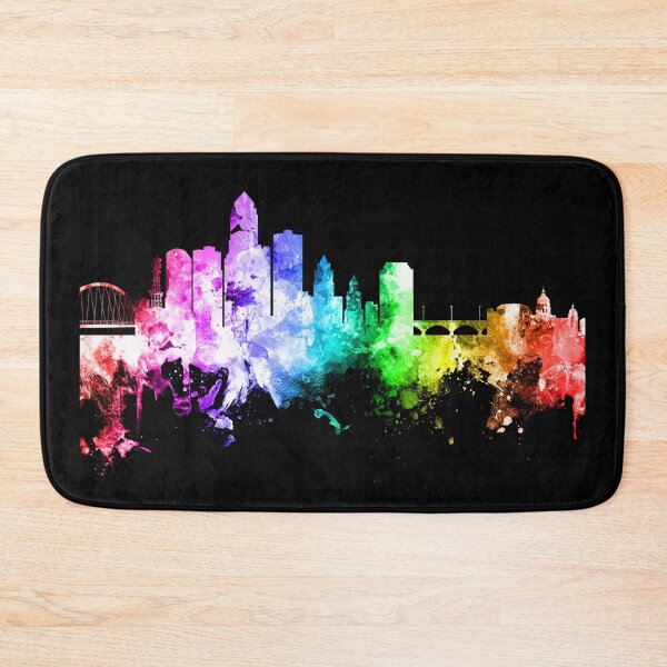 Item preview, Des Moines Iowa Skyline designed and sold by ArtPrints.