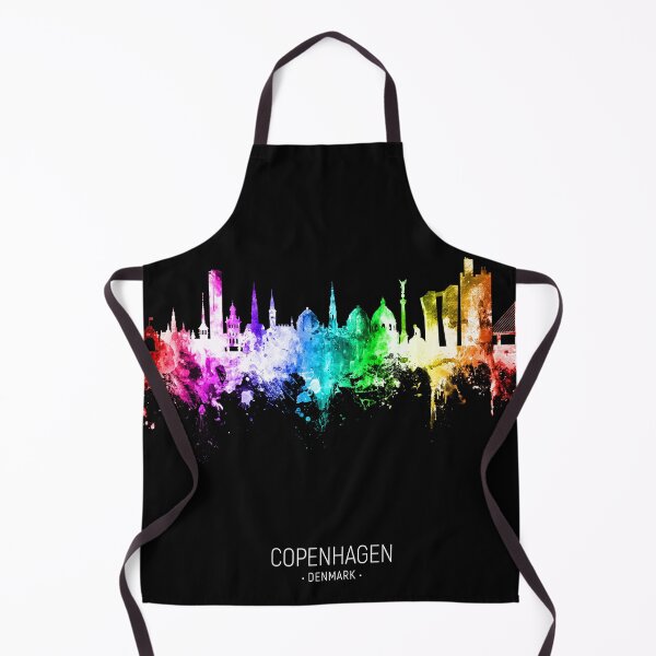 Item preview, Copenhagen Denmark Skyline designed and sold by ArtPrints.