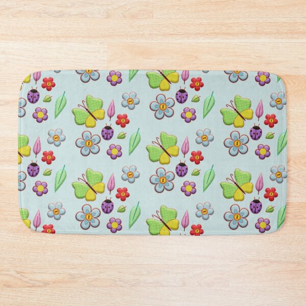 Item preview, Patchwork pattern flower butterfly designed and sold by munizz.