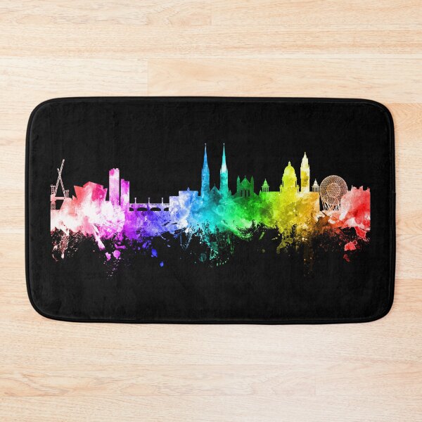 Item preview, Belfast Northern Ireland Skyline designed and sold by ArtPrints.