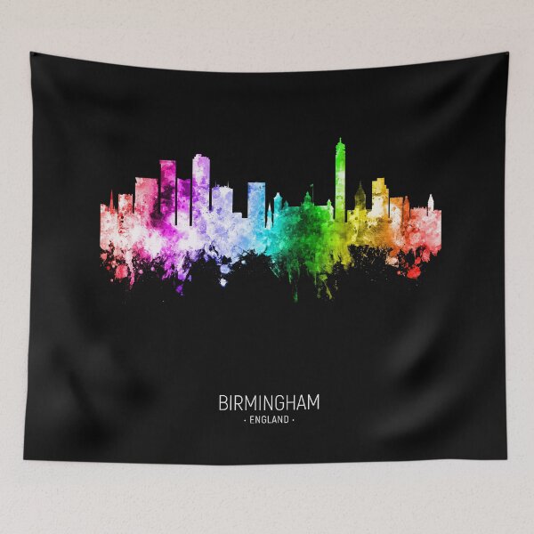 Artikelvorschau, Birmingham England Skyline entworfen und verkauft von ArtPrints.