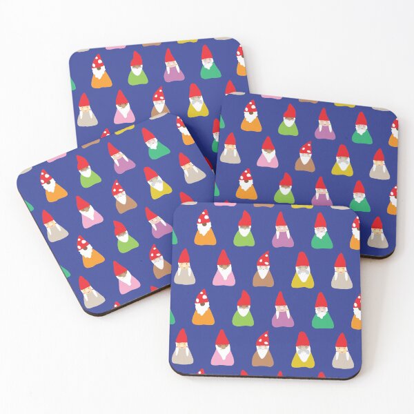 Item preview, Gnomes on Navy Blue designed and sold by Digital-Bexy.