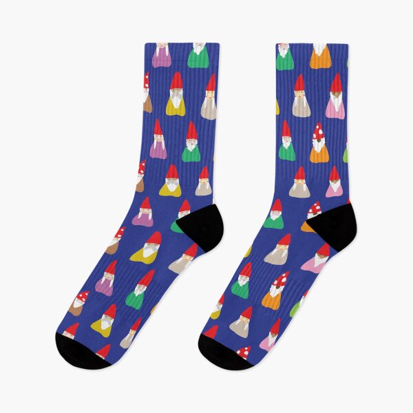 Item preview, Gnomes on Navy Blue designed and sold by Digital-Bexy.