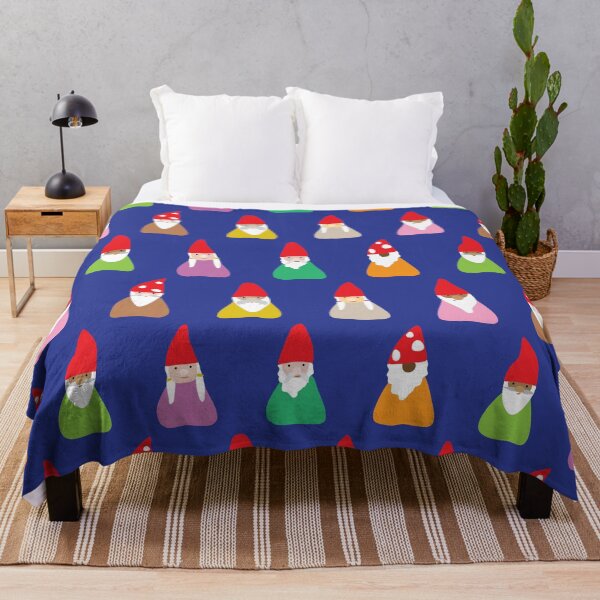 Item preview, Gnomes on Navy Blue designed and sold by Digital-Bexy.