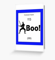The Element of Surprise Greeting Card