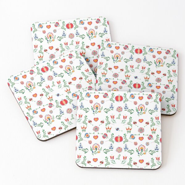 Item preview, Moravske lidove ornamenty / Moravian folklore ornaments white designed and sold by Folkiestore.