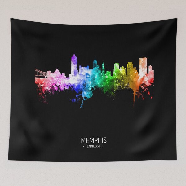Item preview, Memphis Tennessee Skyline designed and sold by ArtPrints.