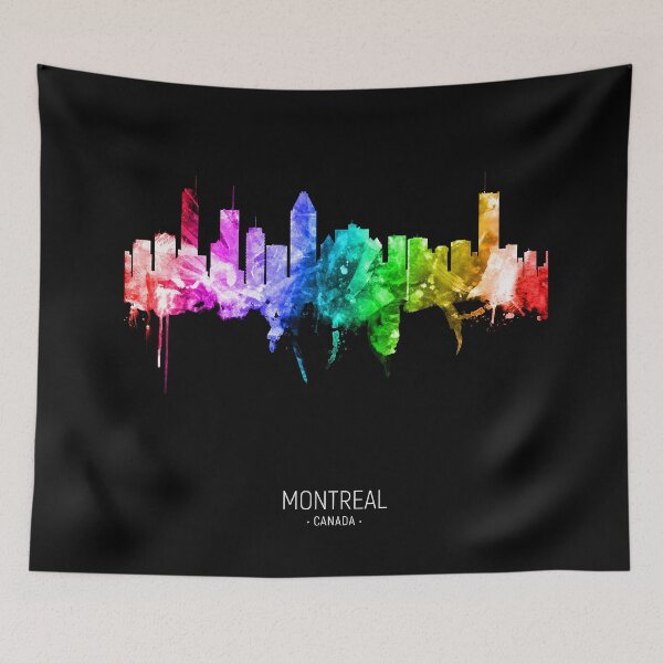 Item preview, Montreal Canada Skyline designed and sold by ArtPrints.