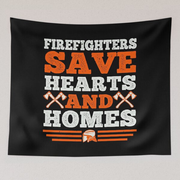 Item preview, Firefighters Save Hearts And Homes designed and sold by GoodVibeDesign.
