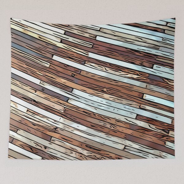 Item preview, Floor series: Wooden Stripes designed and sold by guoshengz.