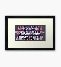 Beyond this earthly realm Framed Print