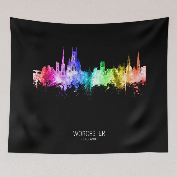 Item preview, Worcester England Skyline designed and sold by ArtPrints.