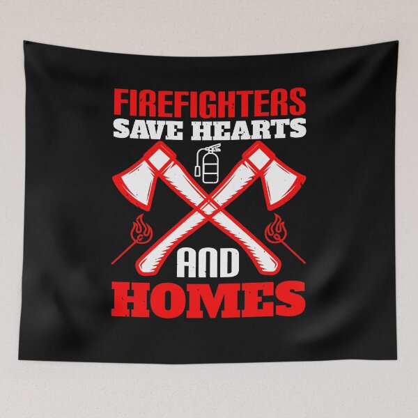 Item preview, Firefighters Save Hearts And Homes designed and sold by GoodVibeDesign.