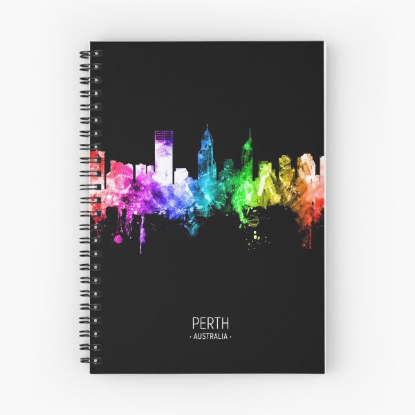 Aperçu de l'œuvre Perth Australia Skyline créée et vendue par ArtPrints.