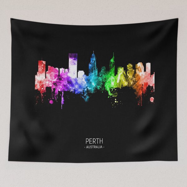 Item preview, Perth Australia Skyline designed and sold by ArtPrints.
