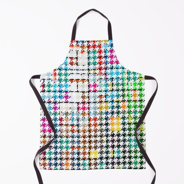 Item preview, Houndstooth Colourful Abstract Modern Art Pattern designed and sold by MarkUK97.