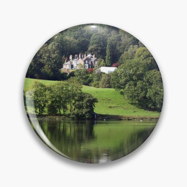 Item preview, Deer Bolts Lodge Reflection - Grasmere Lake designed and sold by Marilyn Harris.