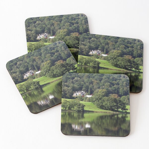 Item preview, Deer Bolts Lodge Reflection - Grasmere Lake designed and sold by Marilyn Harris.