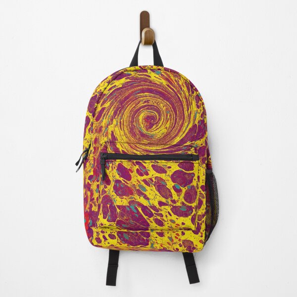 Item preview, COLOR VORTEX, Marbled Effects,Abstract Yellow Purple Red Swirls  designed and sold by BulganLumini.