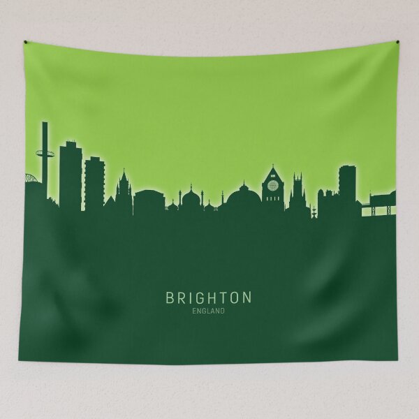 Item preview, Brighton England Skyline designed and sold by ArtPrints.