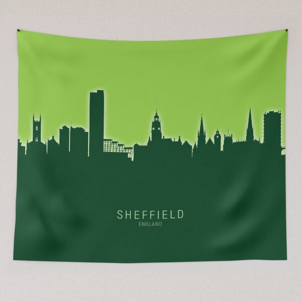 Item preview, Sheffield England Skyline designed and sold by ArtPrints.