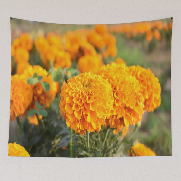 Item preview, Marigold floral all over  designed and sold by parthapartim.