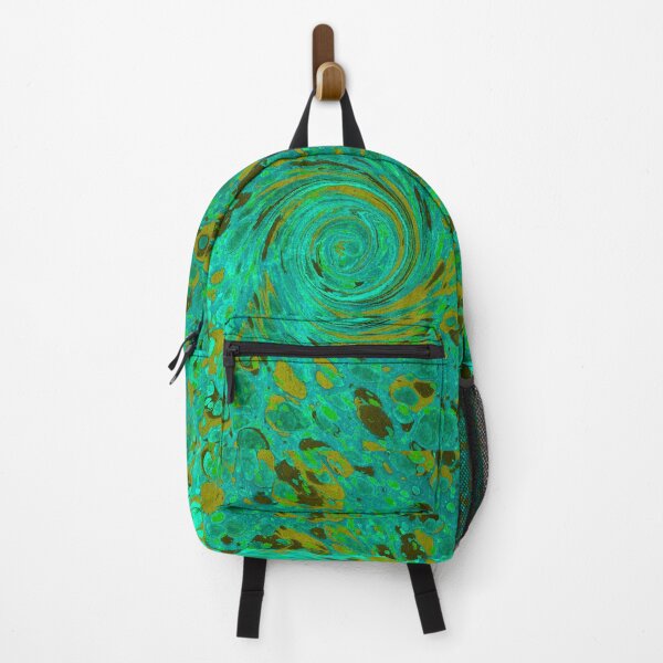 Item preview, COLOR VORTEX, Marbled Effects,Abstract Yellow Blue Green Swirls  designed and sold by BulganLumini.