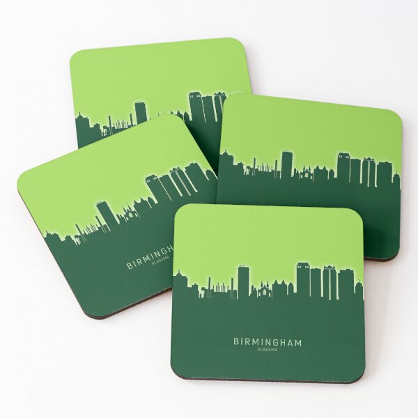Item preview, Birmingham Alabama Skyline designed and sold by ArtPrints.