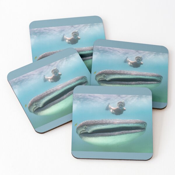 Item preview, Snorkeler and Whale shark designed and sold by Fiona Ayerst.