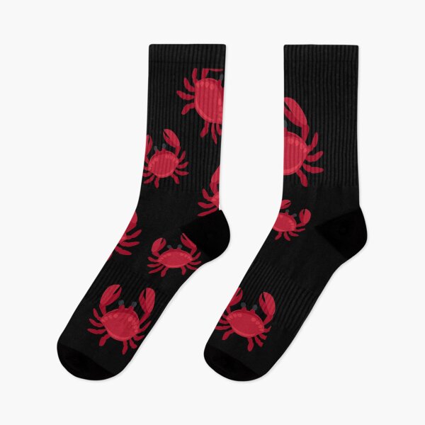 Item preview, black crabs pattern design designed and sold by Farage Art.
