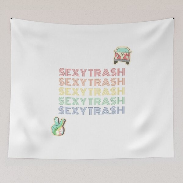 Item preview, SEXY TRASH klaus hargreeves quote The Umbrella Academy designed and sold by ephimeral.
